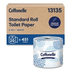 Cottonelle 13135 2-Ply Bathroom Tissue – White (20-RL/CT) New