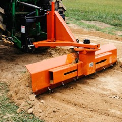 Titan Attachments 3 Point 7.5 FT Rear Blade For Grading And Scraping With Manual