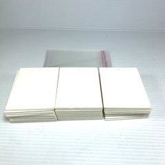 Set of 30 Rectangle Sublimation Air Freshener Blanks 100% Polyester Felt & Bags