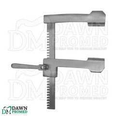Finochietto Rib Spreader Small Retractor Curved 1-3/4″x1-3/4″ Blade 6″ Spread