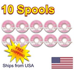 10 PCS. – Durable 1.5M x 2.0 mm Copper Braid Desoldering Solder Removal Wick
