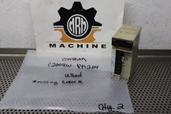 Omron C200HW-PA204 Power Supply AC100-120/200-240V 50/60Hz Used (Missing Cover)