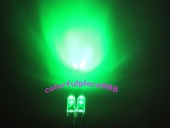 3mm Flangeless Red Yellow Blue Green White Warm Orange UV Pink Water Clear LED