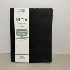Padfolio W/ Writing Notebook 9.75″ x 12.25″ Black