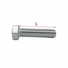 Fine Thread 304 Stainless Steel Hexagon Bolts Hex Head Screws M6 M8 M10 M12 M16
