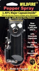 2 WILDFIRE Pepper Spray POCKET POLICE Self Defense Women Safety SECURITY KEYRING