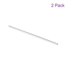 DMiotech 2 Pack 1/4 Inch x 10inch Acrylic Round Rod Solid 1/4″ x 10″, Clear