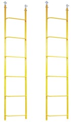 Qty (2) Acro 11601 – 6′ Steel Chicken Roof Ladder – Roofing Equipment