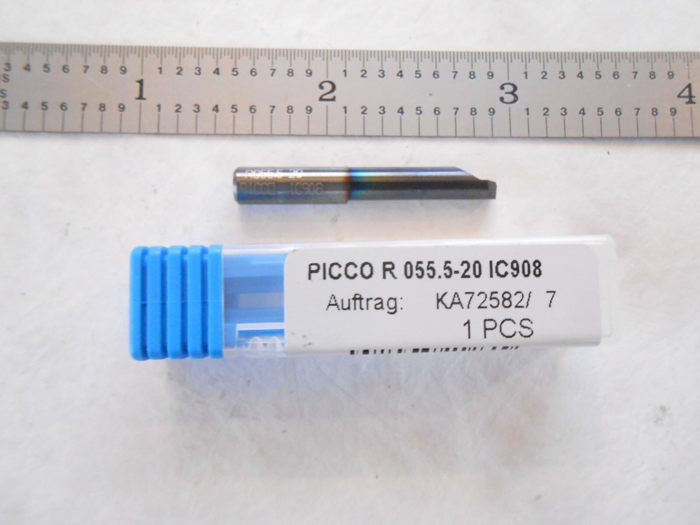 NEW ISCAR GERMANY SOLID CARBIDE BORING BAR 5MM MIN. BORE X 19MM MAX BORE DEPTH