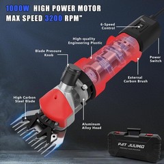 1000W Sheep Shears Electric Farm Livestock Haircut with Blades Professional Anim