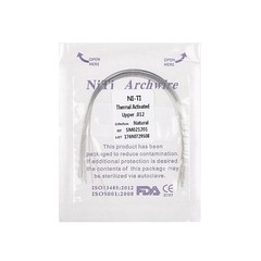 Dental Orthodontic Arch Wire Thermal Activated NiTi Archwire Round Rectangular