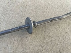 Sandbaggy 8″ x 4 ¾” Standard Snap Ties With 1″ Steel Washers (Short End)
