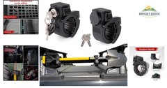Rubber Grip Tool Holder for Roof Rack and Molle Panels, Fits Multiple Diameters