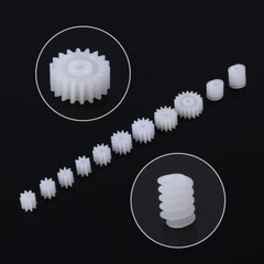 New Long Service Life Modulus 0.5 Plastic Gear Spindle Gear Small Parts Coreless