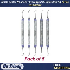 Sickle Scaler No. 204S | Everedge 2.0 | S204S9E2 Kit /5 Pcs HU FRIEDY