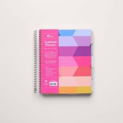 5.875"x8.25" 2026-2027 12 Months Academic Planner Dated Multi-Faceted