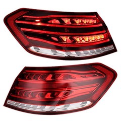 Pair LED Clear Red Lens Tail Lights IP67 MB2804112 14-16 Mercedes W212 E Class