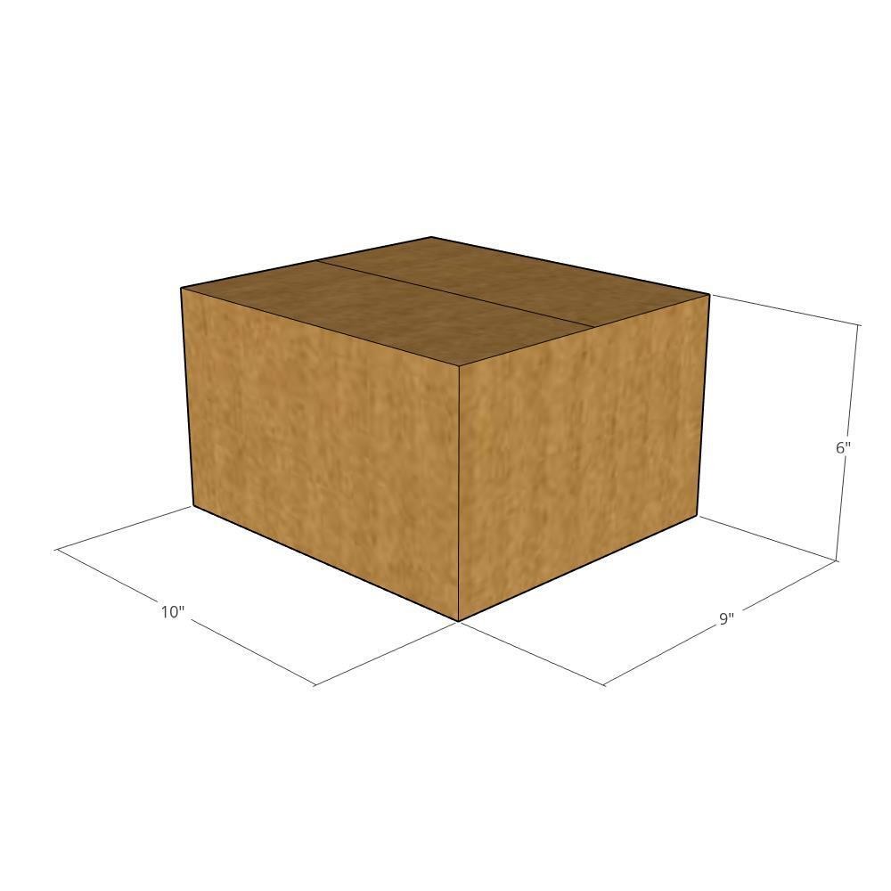 15 10x9x6 Kraft Brown Corrugated Shipping Boxes 32 ECT Single-Wall New