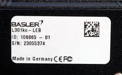 Basler L301KC-LEB Line Scan Tri-Linear CCD Camera 3-Line x 2098 Pixels | New NOB