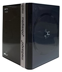 5 STANDARD Black Single DVD Cases 14MM (Machinable Quality) **1-3 DAYS