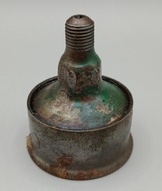 Vintage 2-1/4″ Threaded Grease Cup Unmarked