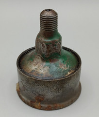 Vintage 2-1/4″ Threaded Grease Cup Unmarked