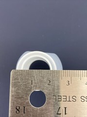 Respiratory Tubing Connector for Anesthesia, CPAP Tube 22mm OD, 15mm ID