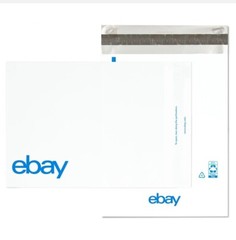 100 pcs Ebay Brand 10″ x 12.5″ Plastic Bag w/Logo, Polymailer, No padding,New