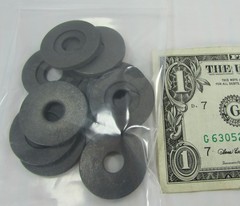 10 TOUGH Graphite Impregnated Teflon Washers 28MM x 8.5 MM x 3 MM, Seals Bushing