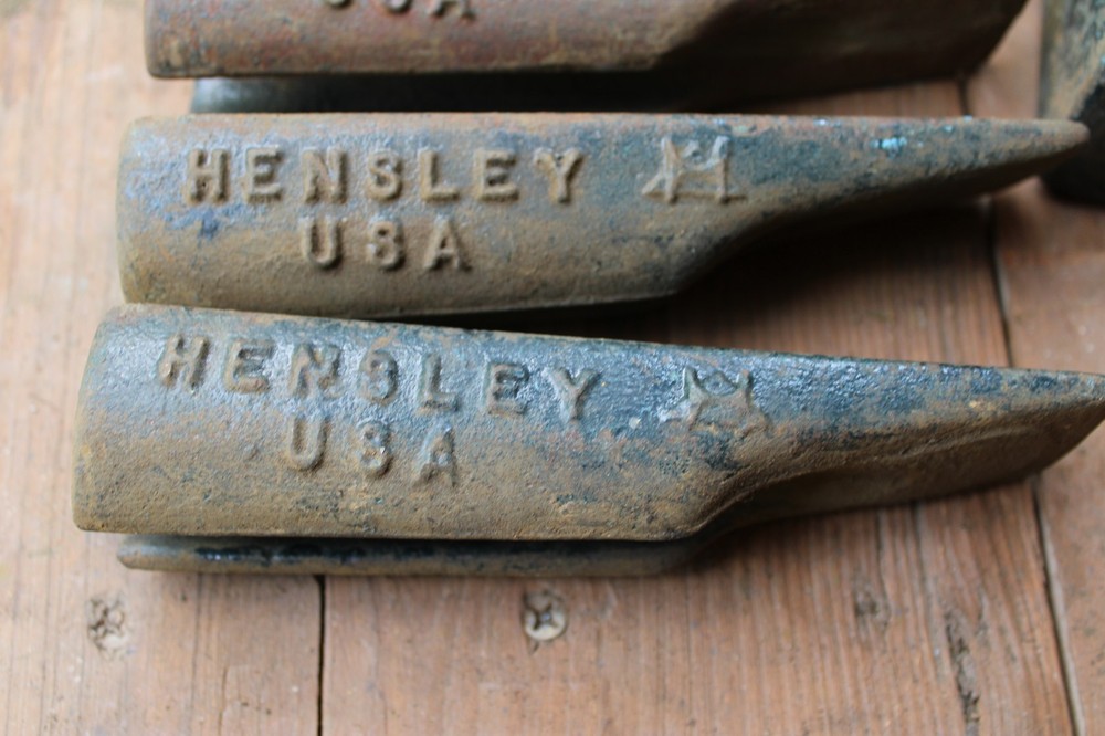 Hensley 31281CHX Tooth Point Scarfire ripper , lot of 9 teeth
