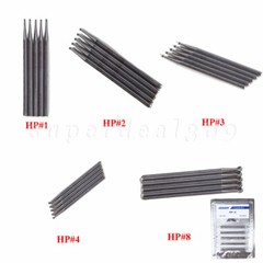 100Pcs Dental Carbide Burs Straight HP2.35mm Round For Low Speed Nose Cone OR