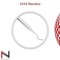 HATCHET #15/16 Sharp Edge Retention Carbers Steel Handle Dental Instruments