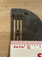 *USED* 58048B-PFAFF THROAT PLATE-FOR SEWING MACHINES *FREE SHIPPING*