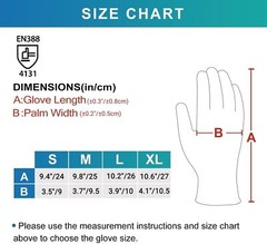 PROMEDIX P Work Gloves MicroFoam Nitrile Coated,Safety 3 Pairs