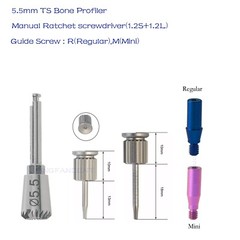 Implant Bone Profiler Screw Drivers Osstem Dental Torque Wrench Tool For Hiossen