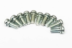 M5 J.I.S Japanese Industrial Standard Zinc Pan Head Screws(10-35mm) with Washer