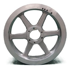 16″OD Baltimore Aircoil Company 4B16.0 SF 4 Groove Aluminum Sheave, w/o Bushing