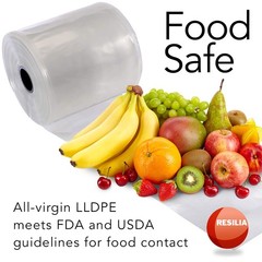 Heavy-Duty Lay Flat Poly Tubing – 4 Mil, 500ft Food-Grade Packaging Solution