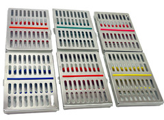 PREMIUM DENTAL AUTOCLAVE STERILIZATION CASSETTE RACK BOX TRAY FOR 10 INSTRUMENTS