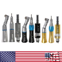 Low Speed Contra Angle Handpiece Straight 1:1 4Hole E-type Motor 4CL Dental