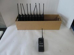 MOTOROLA LOT OF 10 H01UCF6PW1BN MTS 2000 WITH BATTERIES AND ANTENNAS