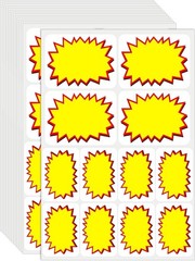 Garage Sale Stickers Disposable Yard Sale Price Stickers 2″x 3″& 3″x 4″