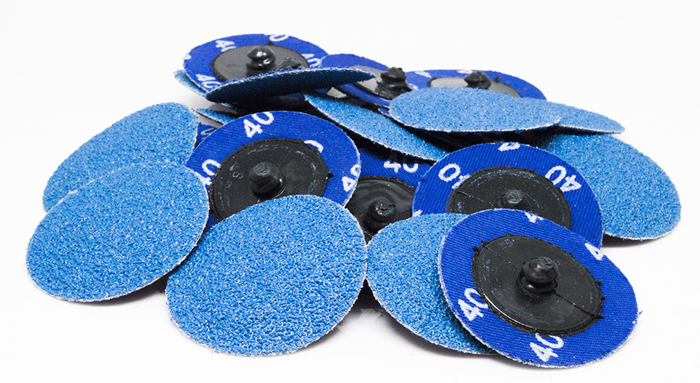 100 – 2″ Roloc Zirconia Quick Change Sanding Disc 80 Grit