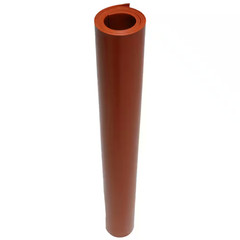 Silicone 1/16 In. X 24 In. X 12 In. Red/Orange Commercial Grade 60A Rubber Sheet
