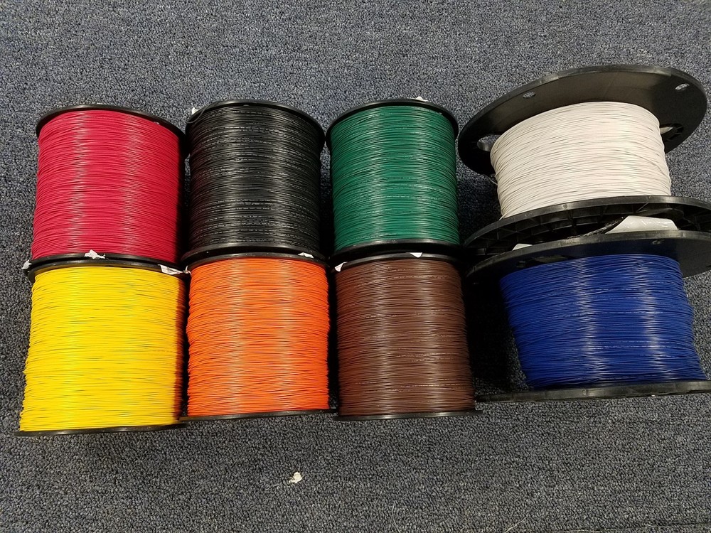 24 AWG Gauge Stranded Hook Up Wire Kit 100 ft Ea REELS 8 Color UL1007 300 Volt