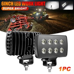1/2/4/8/10 6” LED Work Light Headlights fit John Deere Case New Holland Tractor