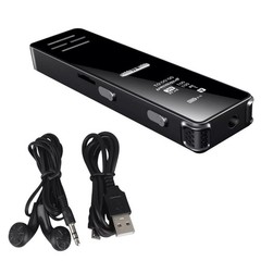 Mini Audio Recorder – HD Voice Activated Recorder with MP3 Playback 77x20mm