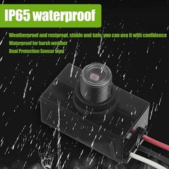 4x Dusk to Dawn Sensor for Outdoor Lighting 100-277V Photoelectric Switch C667