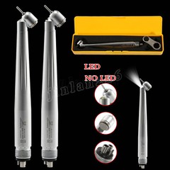 YABANG Dental 45° Angle Surgical Handpiece 4 Holes Rear Exhaust LED E Genreator