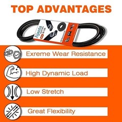 Craftsman OEM Replacement Belt 125907X 1/2×90 1/4